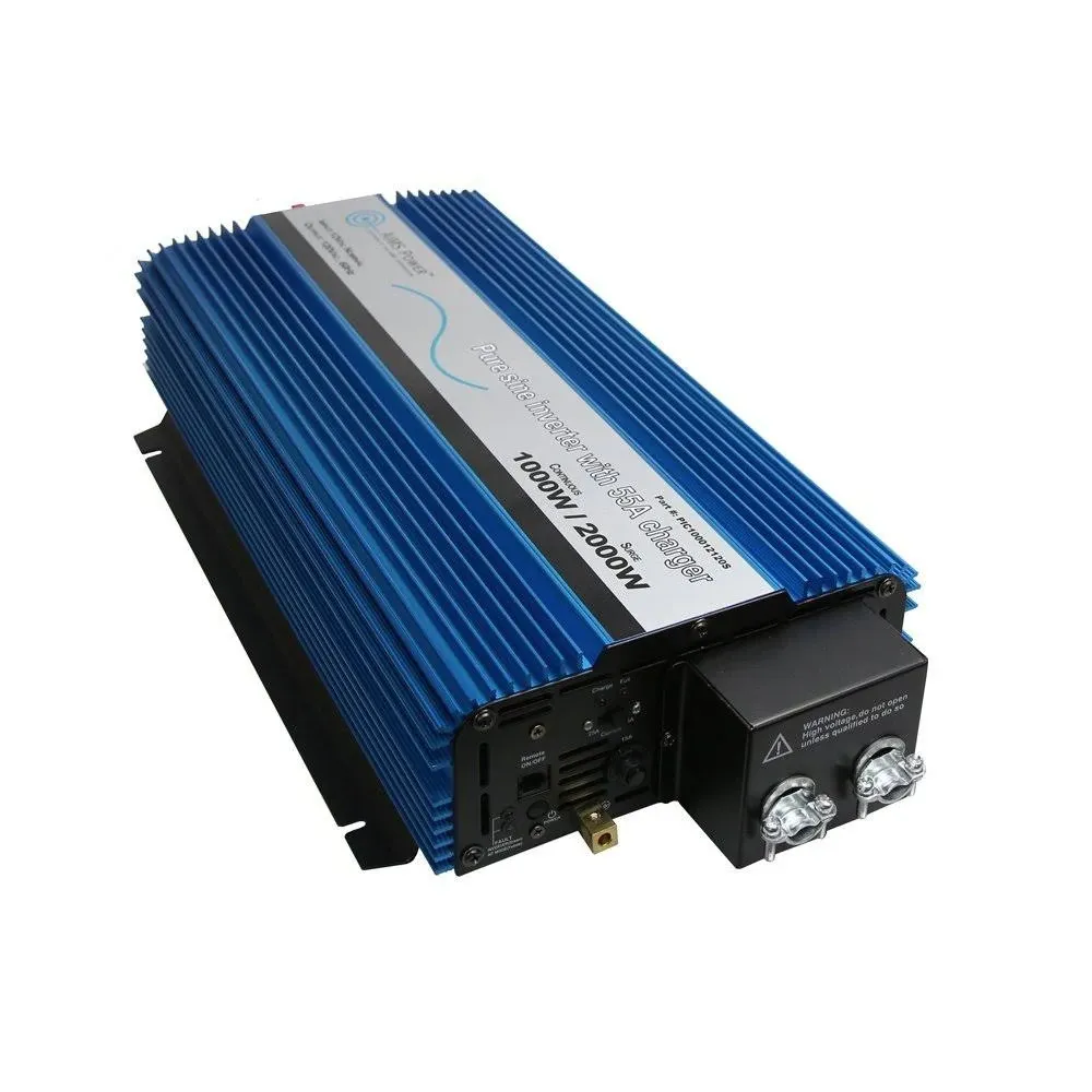 1000 Watt Pure Sine Inverter Charger Hardwire Only