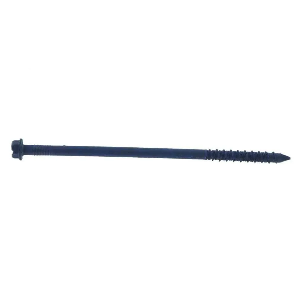 1/4" x 6" Tapcon Blue Concrete Screw, Hex Head, Pkg 100