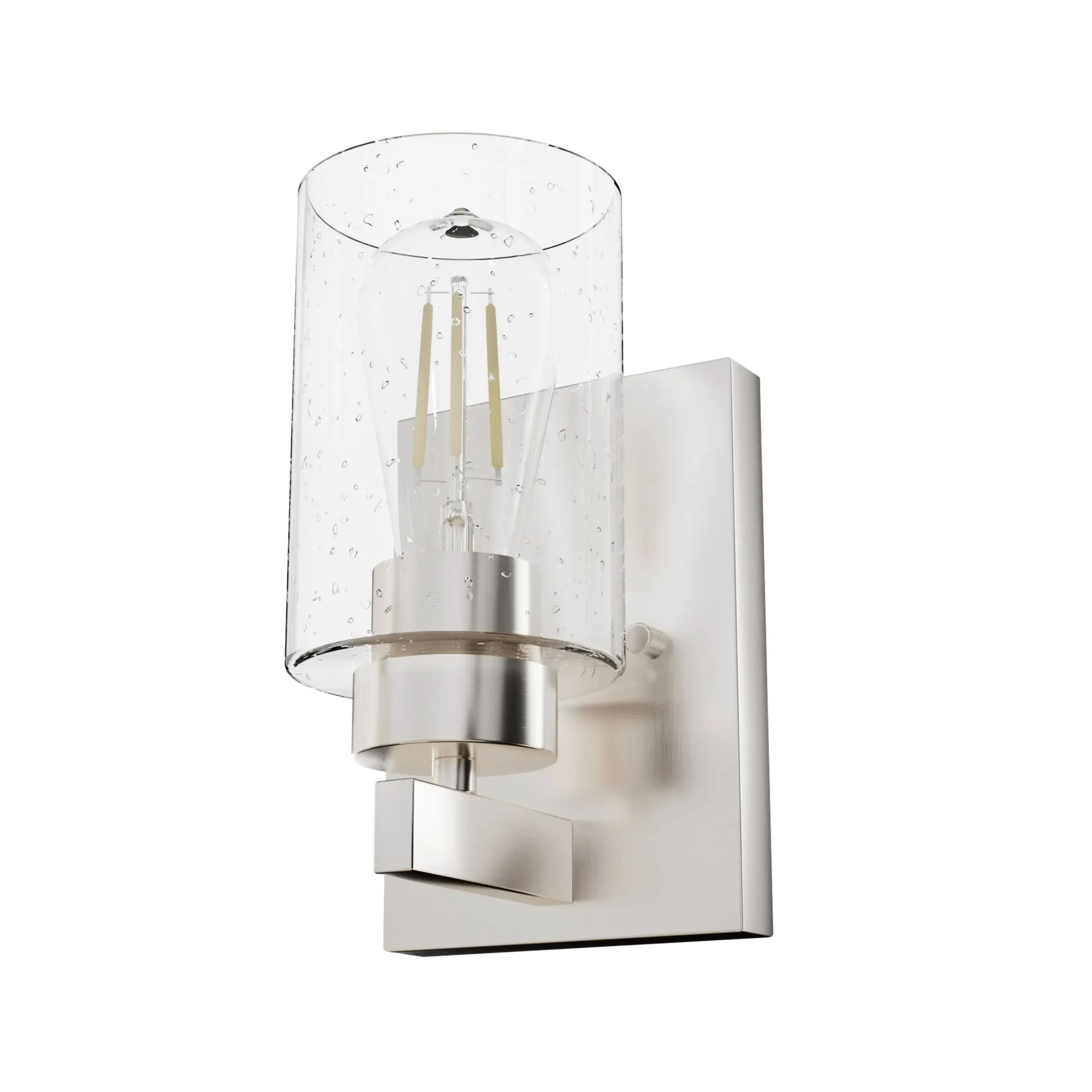 Hartland 1 Light 5 inch Brushed Nickel Wall Sconce Wall Light, Small