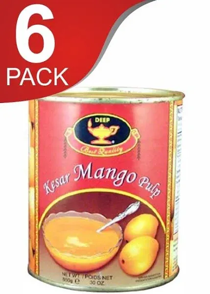 Deep Kesar Mango Pulp (6 cans)