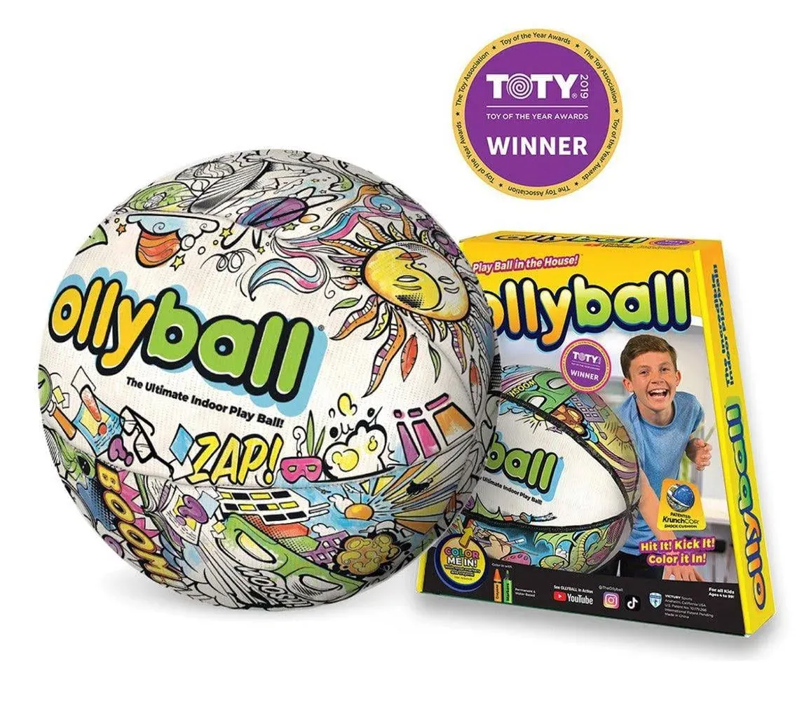 Ollyball Glow Party Glow-in-the-Dark Inflatable with LED Blacklight