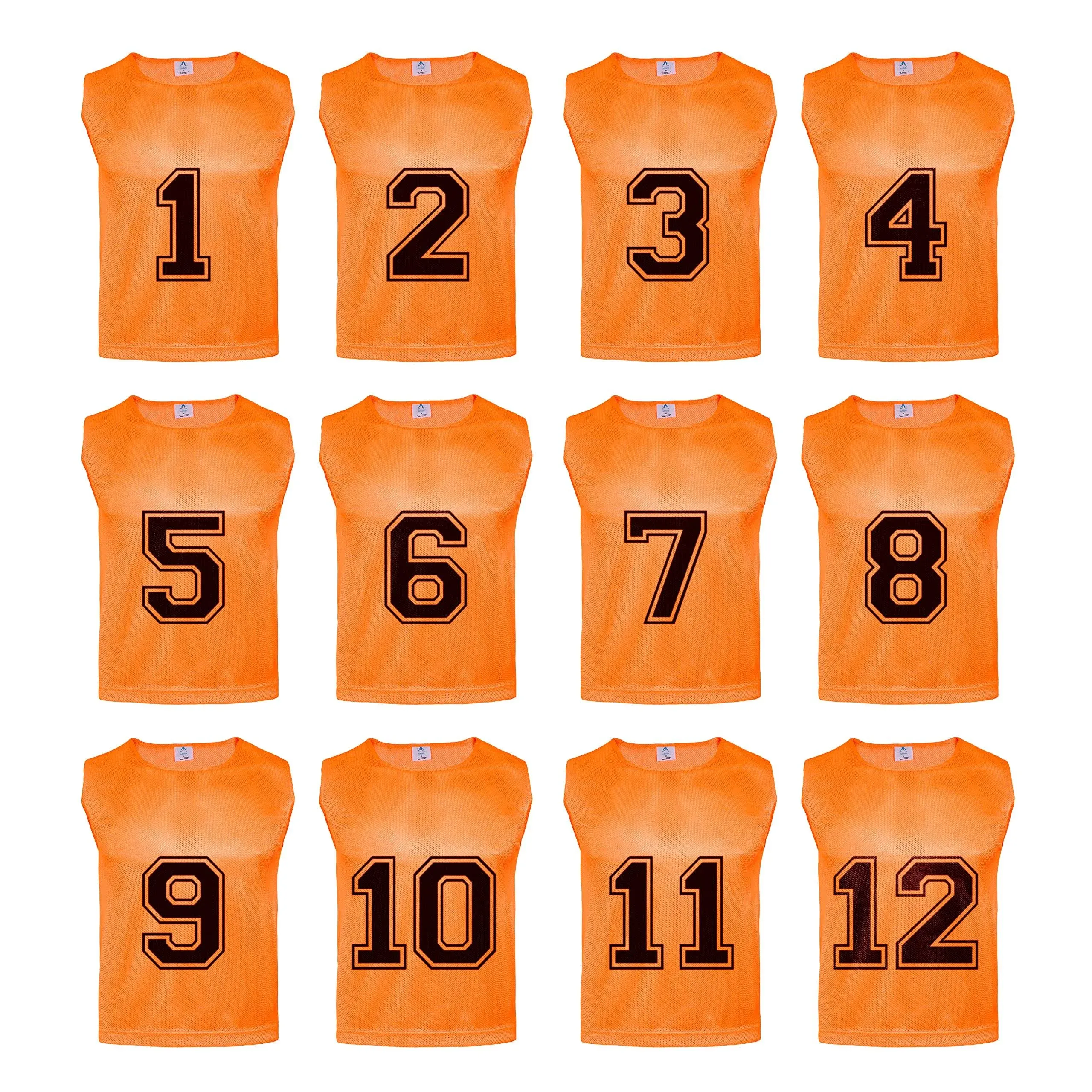 Athllete Set of 12- Scrimmage Vest/Pinnies / Team Practice Jerseys with Free Car