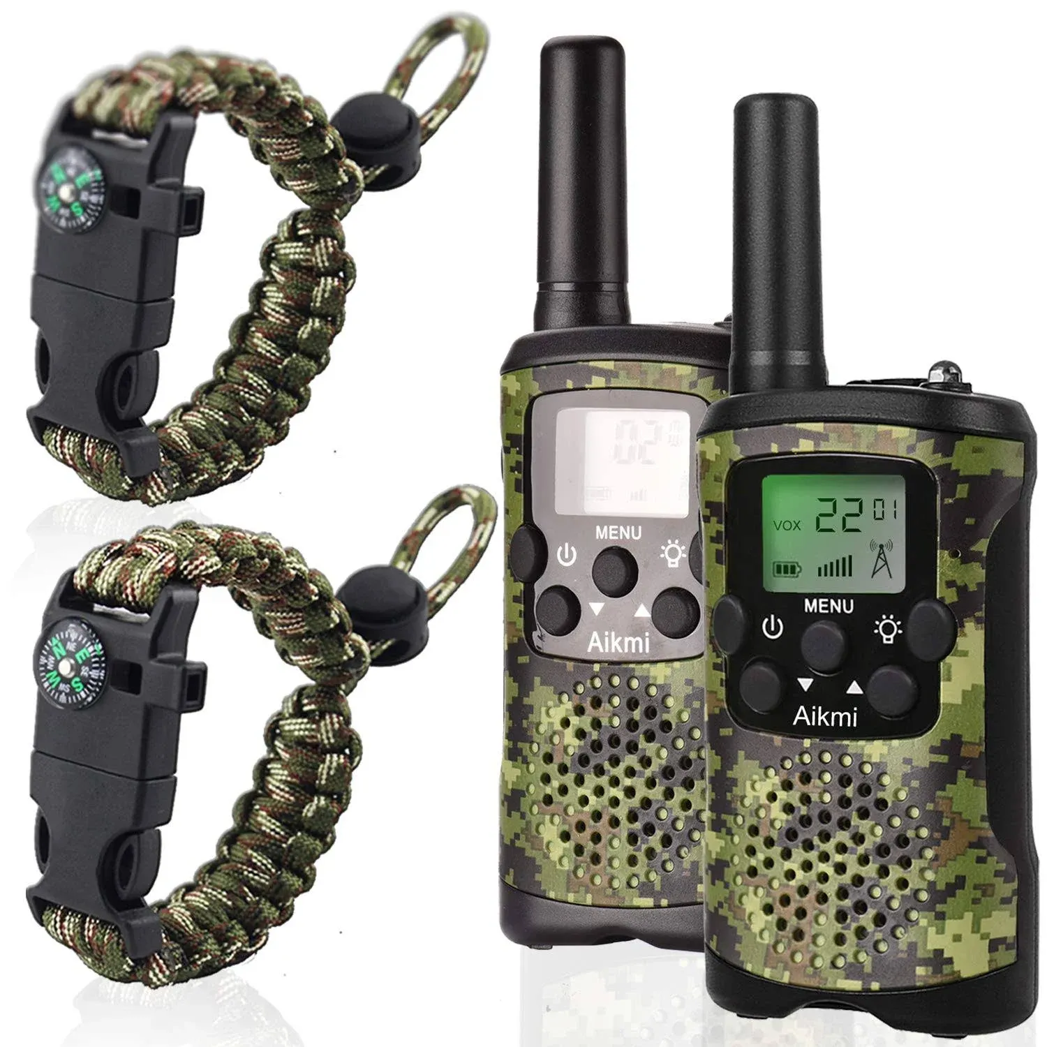 Kids Walkie Talkies Boy Toys - Gifts for Children Over 4 Years Old 22 Green 