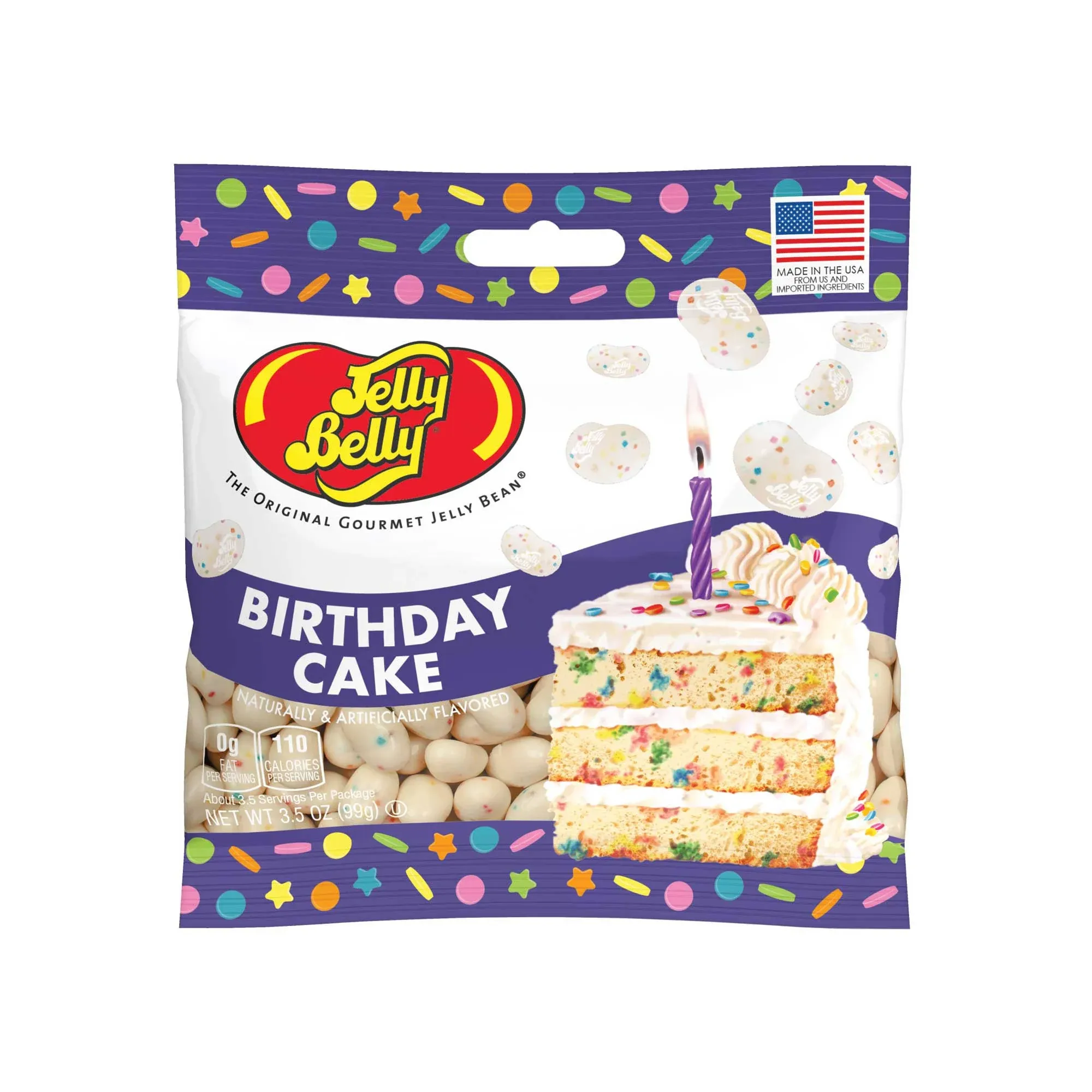 Jelly Belly : Birthday Cake Jelly Beans 3.5 oz Grab & Go® Bag