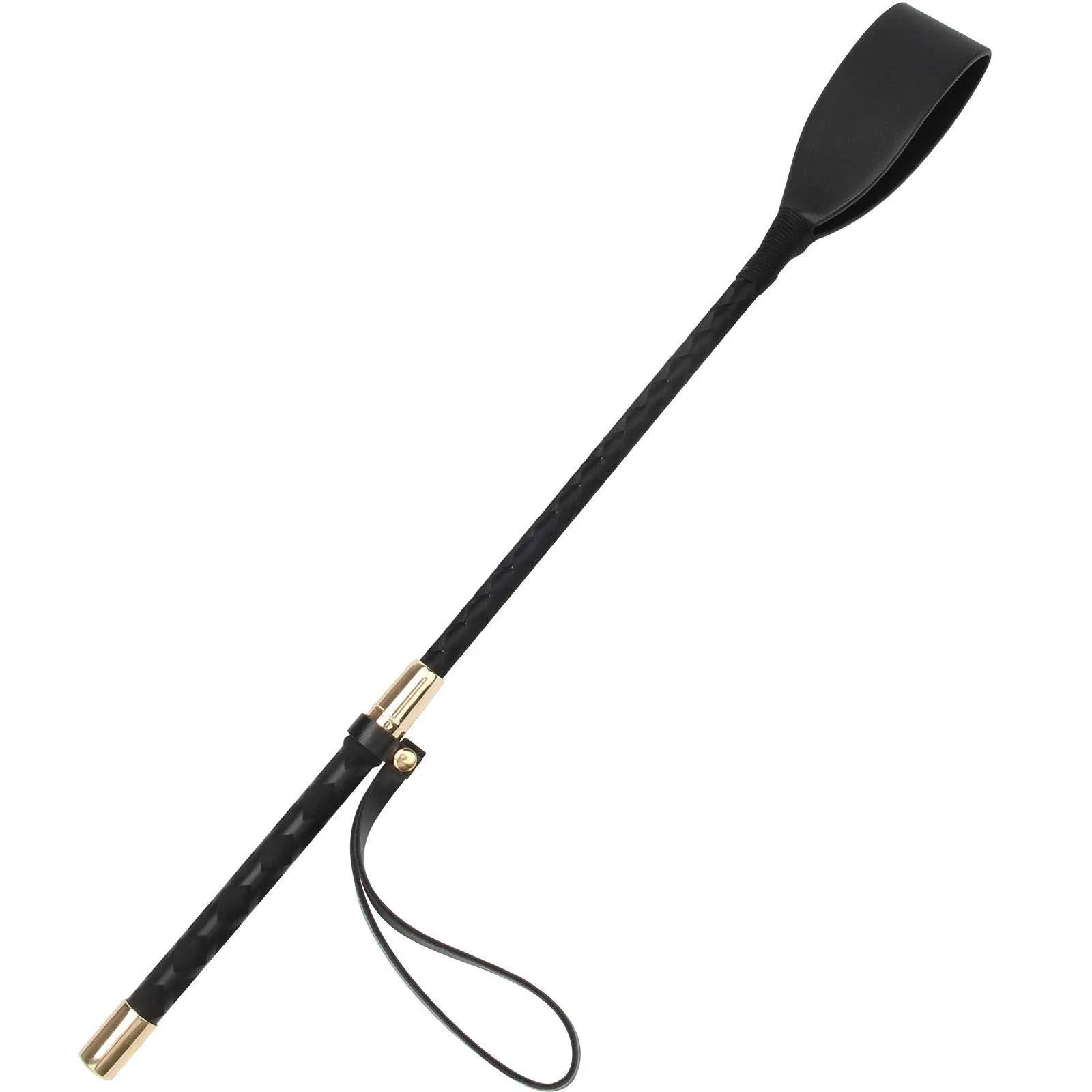 Coolrunner Riding Crop for Horse, 18 Inch Horse Whip with PU Leather Equestri...