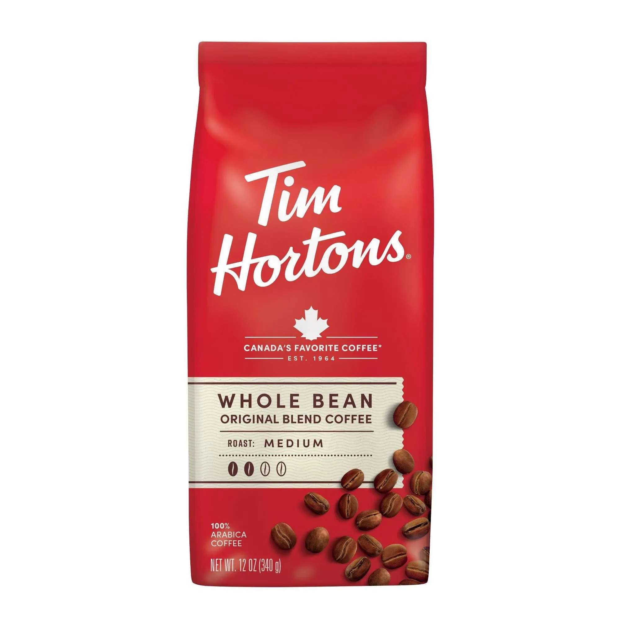 Tim Hortons Whole Bean Original Coffee