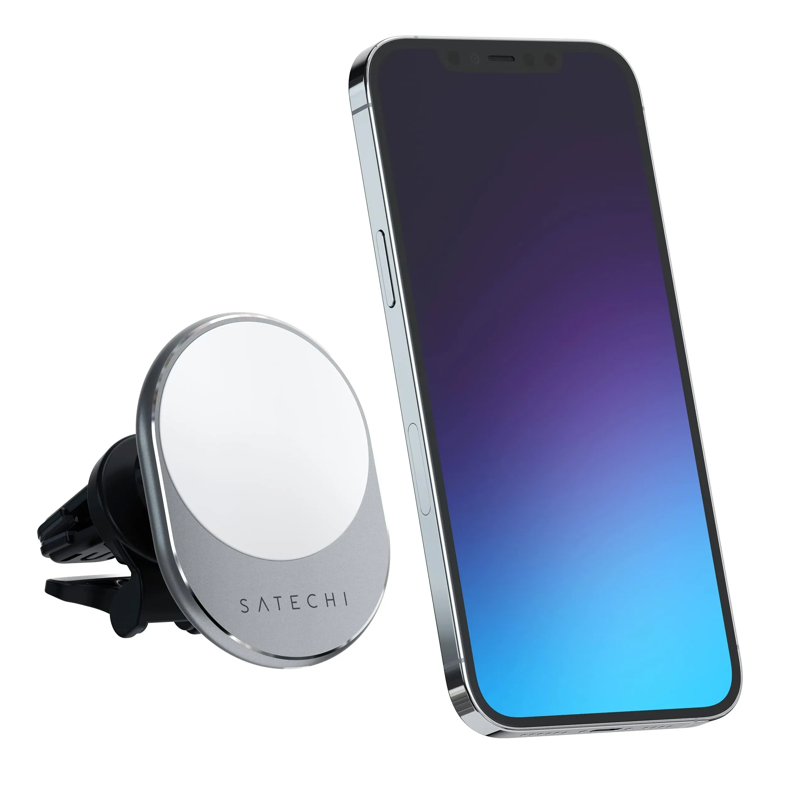 Satechi Magnetic 7.5W Air Vent Mount Qi Wireless Car Charger, ST-MCMWCM