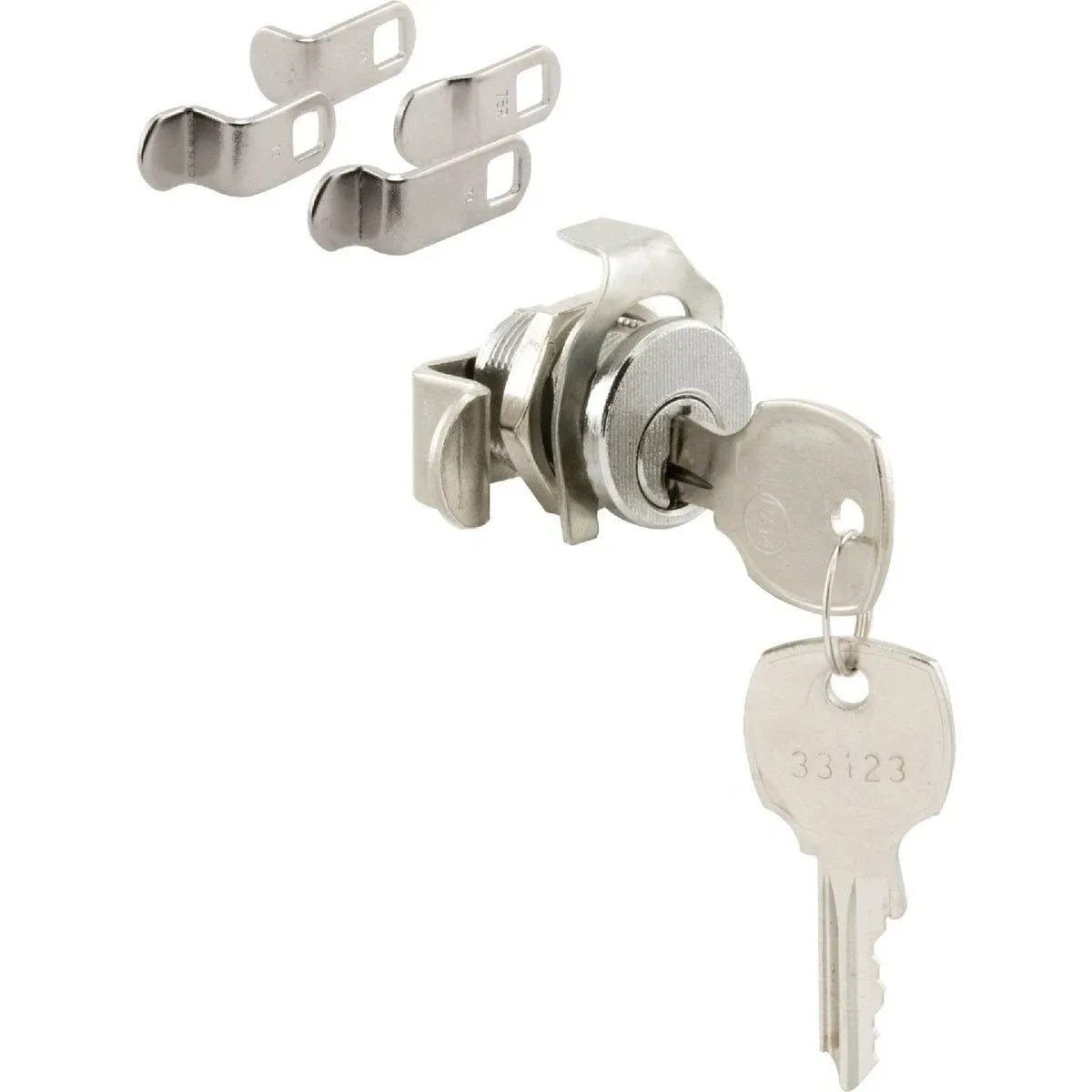 Prime-Line - S 4573 - Brushed Nickel Steel Counter Clockwise Mailbox Lock