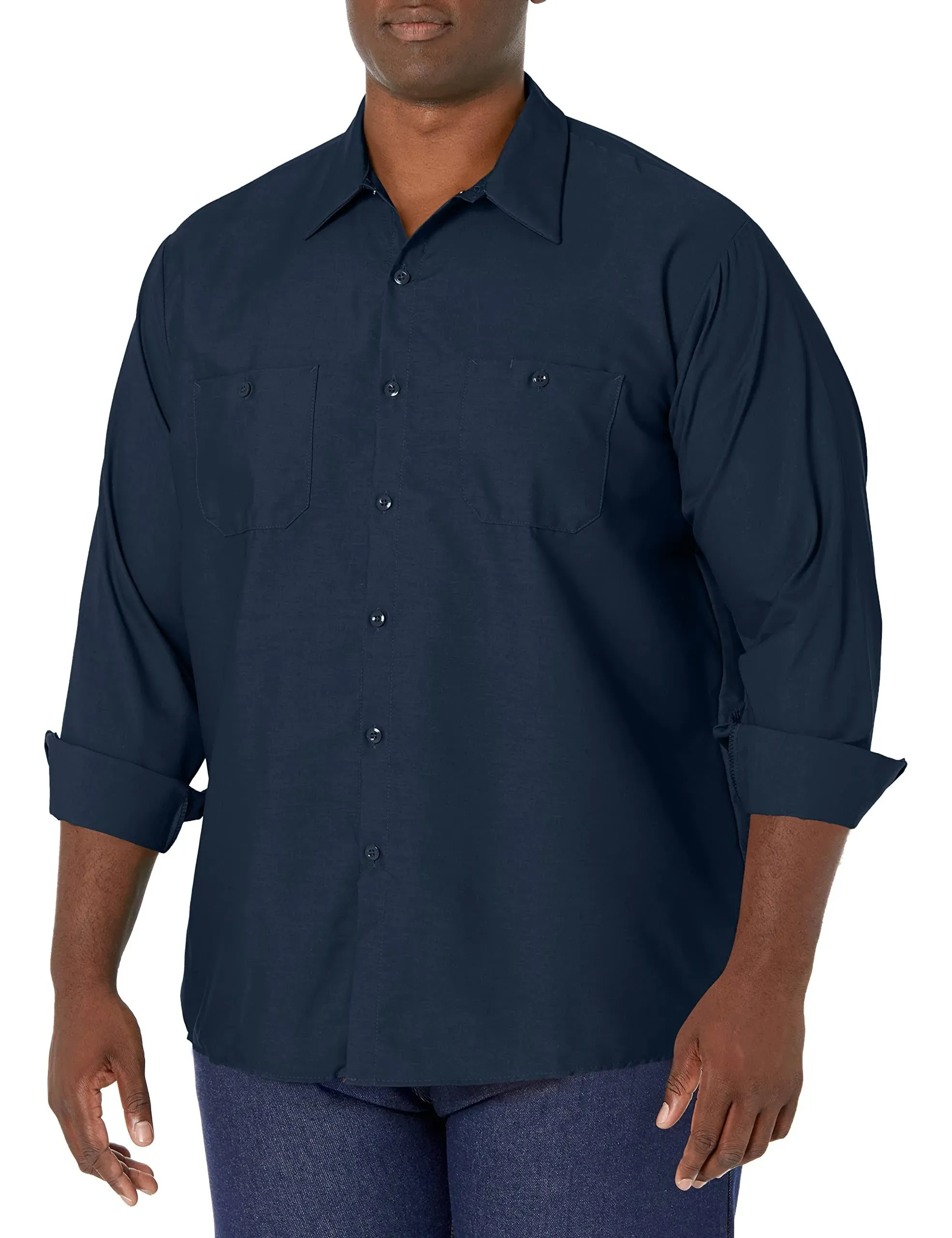 Brand new Red Kap Navy blue long sleeve work shirt