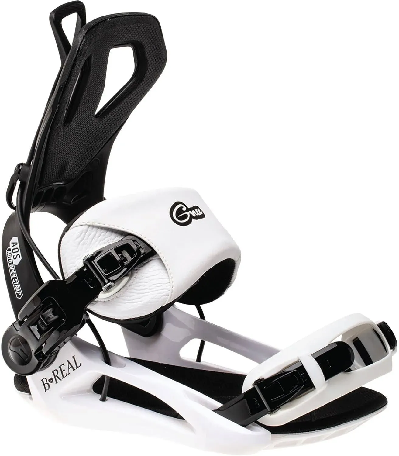 GNU Womens 2024 B-REAL Snowboard Bindings - White