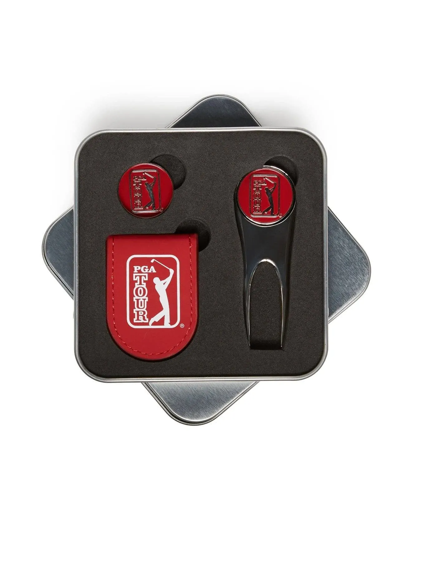 Pga Tour Golf- Pocket Clip Tin Gift Set