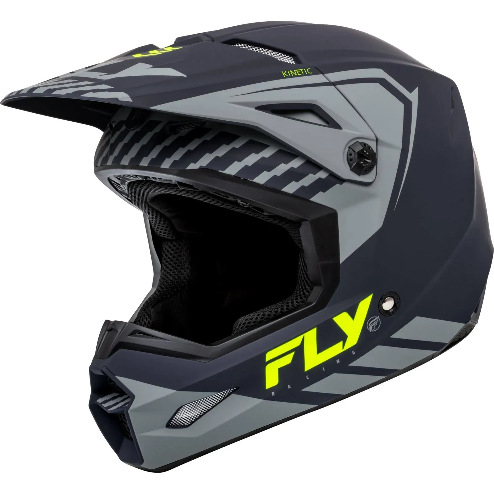 Fly Racing Kinetic Menace Helmet Black/Sunrise XXLarge CLOSEOUT