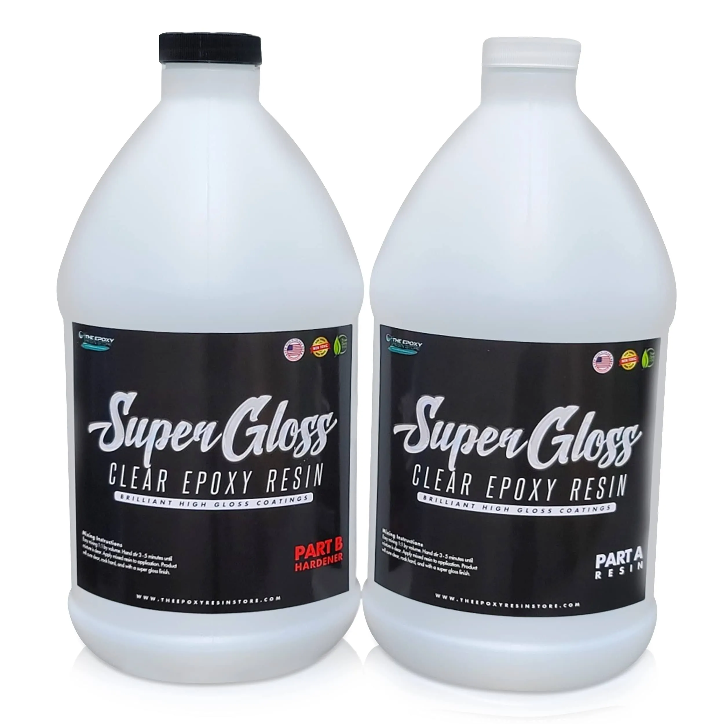 The Epoxy Resin Store Sg-1 Super Gloss UV Resisting Epoxy Resin, 1 Gallon Kit