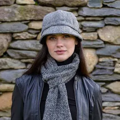 Mucros Weavers Classic Irish Herringbone Flapper Hat