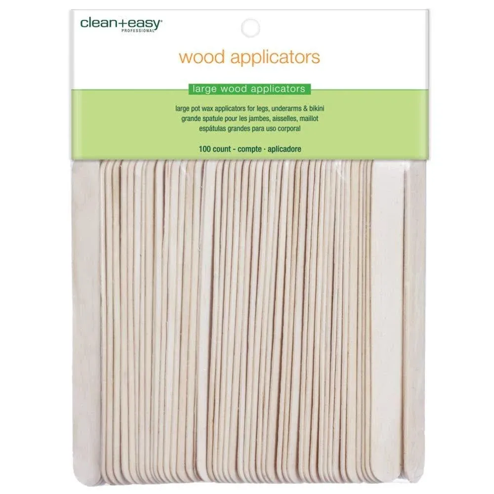 Clean & Easy Large Wood Applicator Sticks (100 Count)