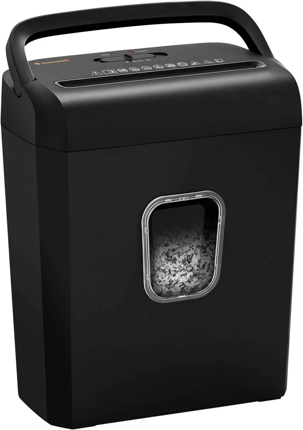 Bonsaii 6-Sheet Cross-Cut Paper Shredder High-Security P4 Office Shredders