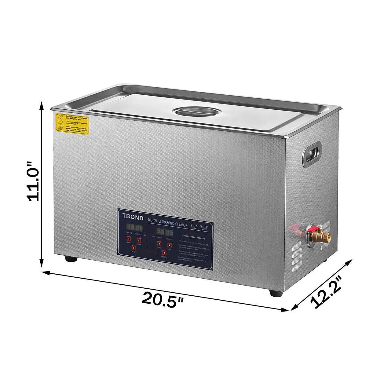 22L Ultrasonic Cleaner - Professional Industry Cleaning Machine With Timer & Heat