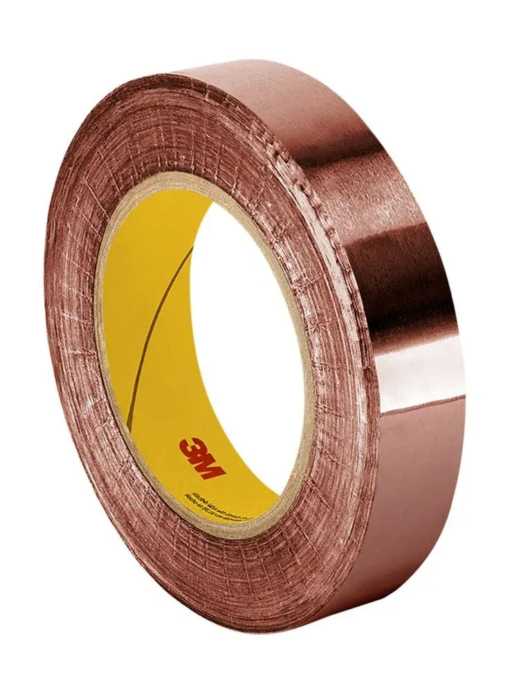 Shielding Foil Tape,2 in. x 6 Yd,Copper 3M 1194