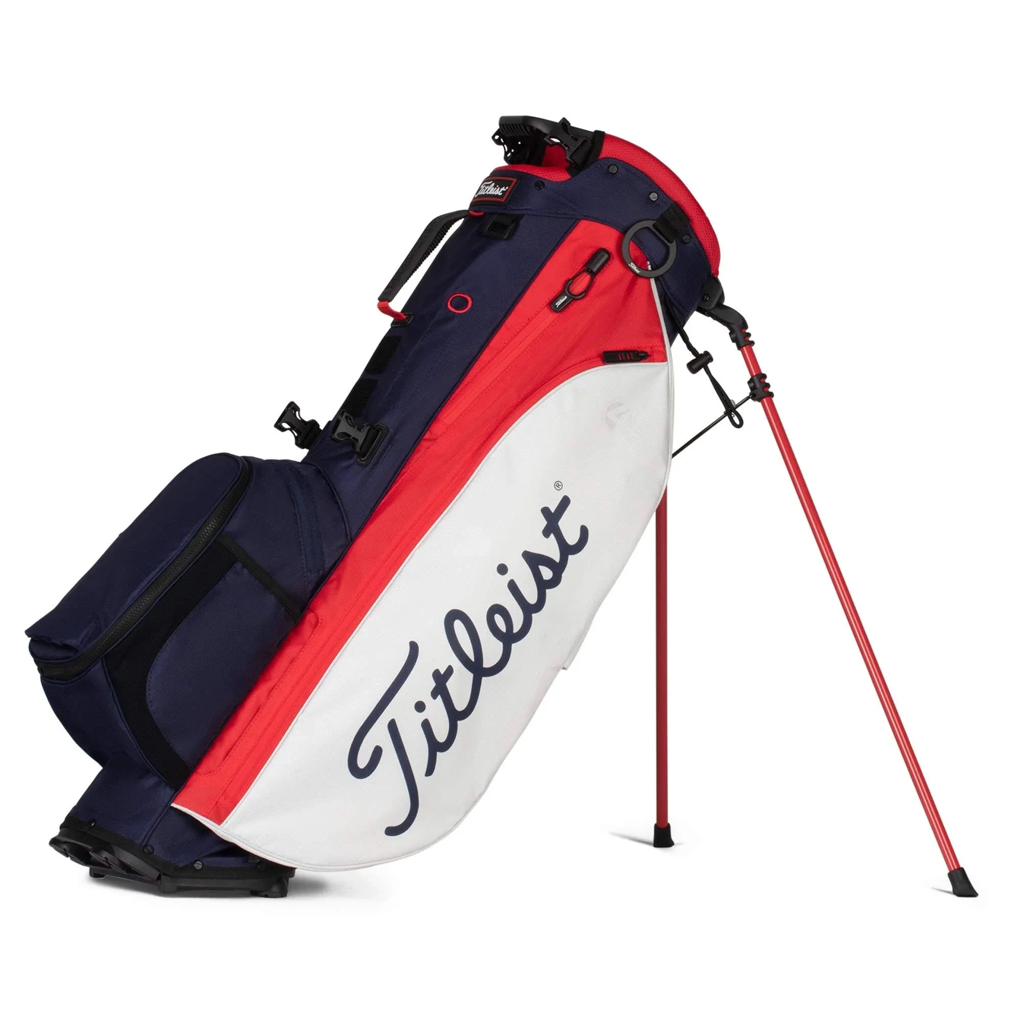 Titleist Players 4 Plus Stand Bag - Navy/White/Red