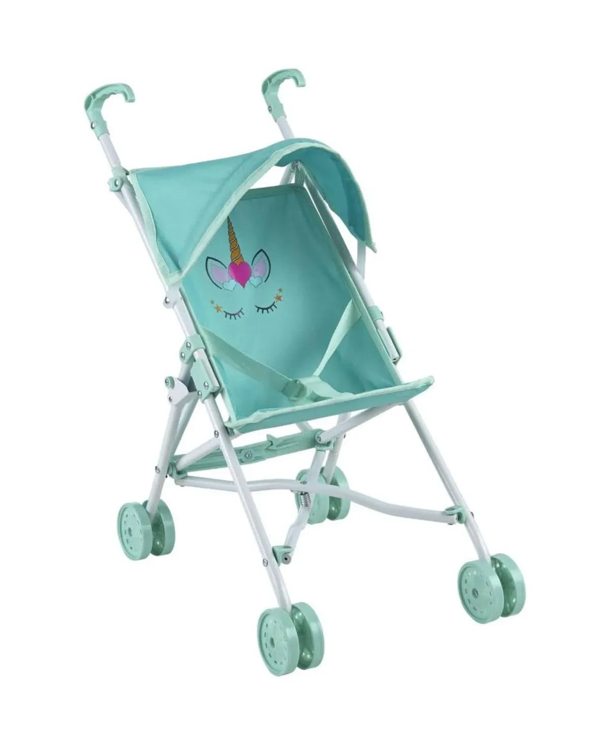 The New York Doll Collection My First Umbrella Doll Unicorn Stroller