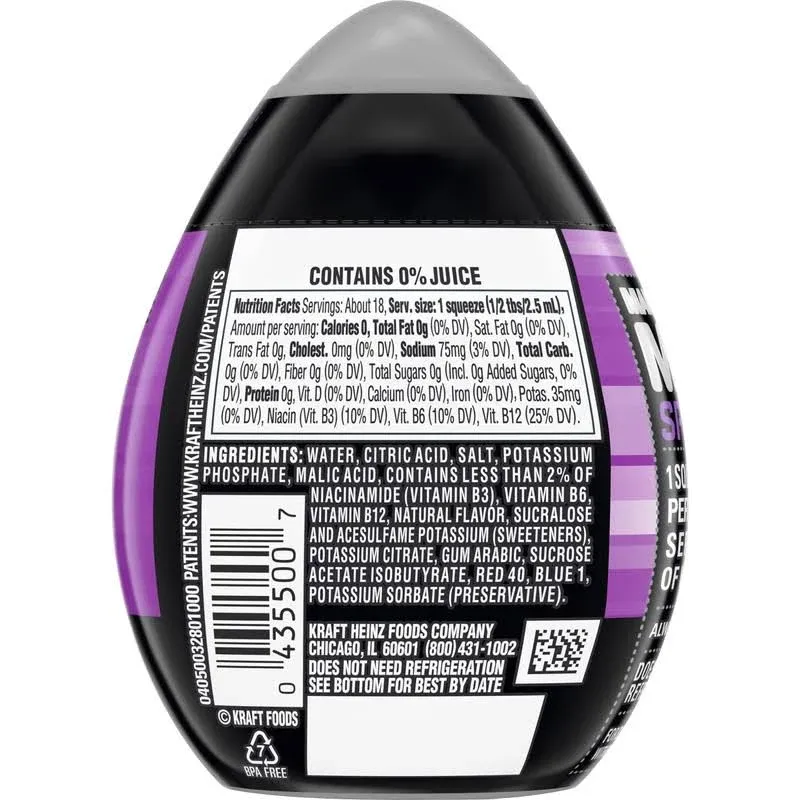 Mio Fit Arctic Grape Liquid Water Enhancer, 1.62 fl Oz(pack of 4)