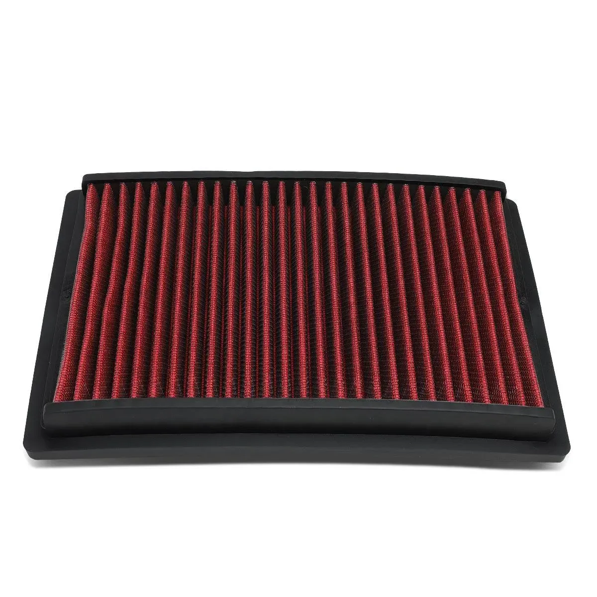 DNA Motoring for 12-17 Chevy Sonic 1.8L 1.4T Reusable & Washable Replacement Engine High Flow Drop-In Air Filter (Red)