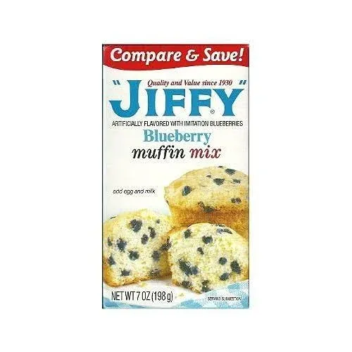 Jiffy Blueberry Muffin Mix (Pack of 6)