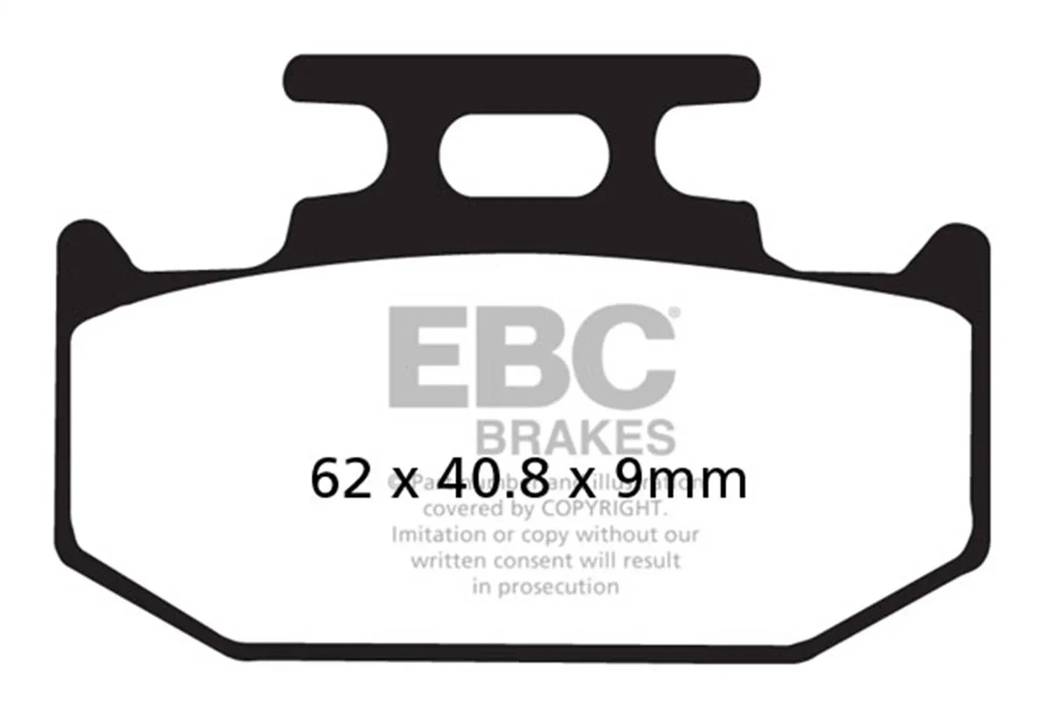 EBC 1 Pair FA-SFA-TT-X Premium Organic Replacement Brake Pads MPN FA152X