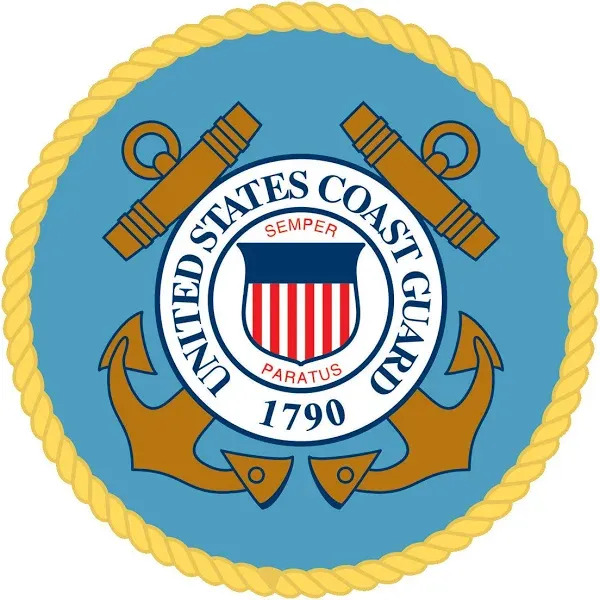 Coast Guard Seal USCG Emblem Vinyl 5&#034; Military Decal Sticker for Cars Trucks etc