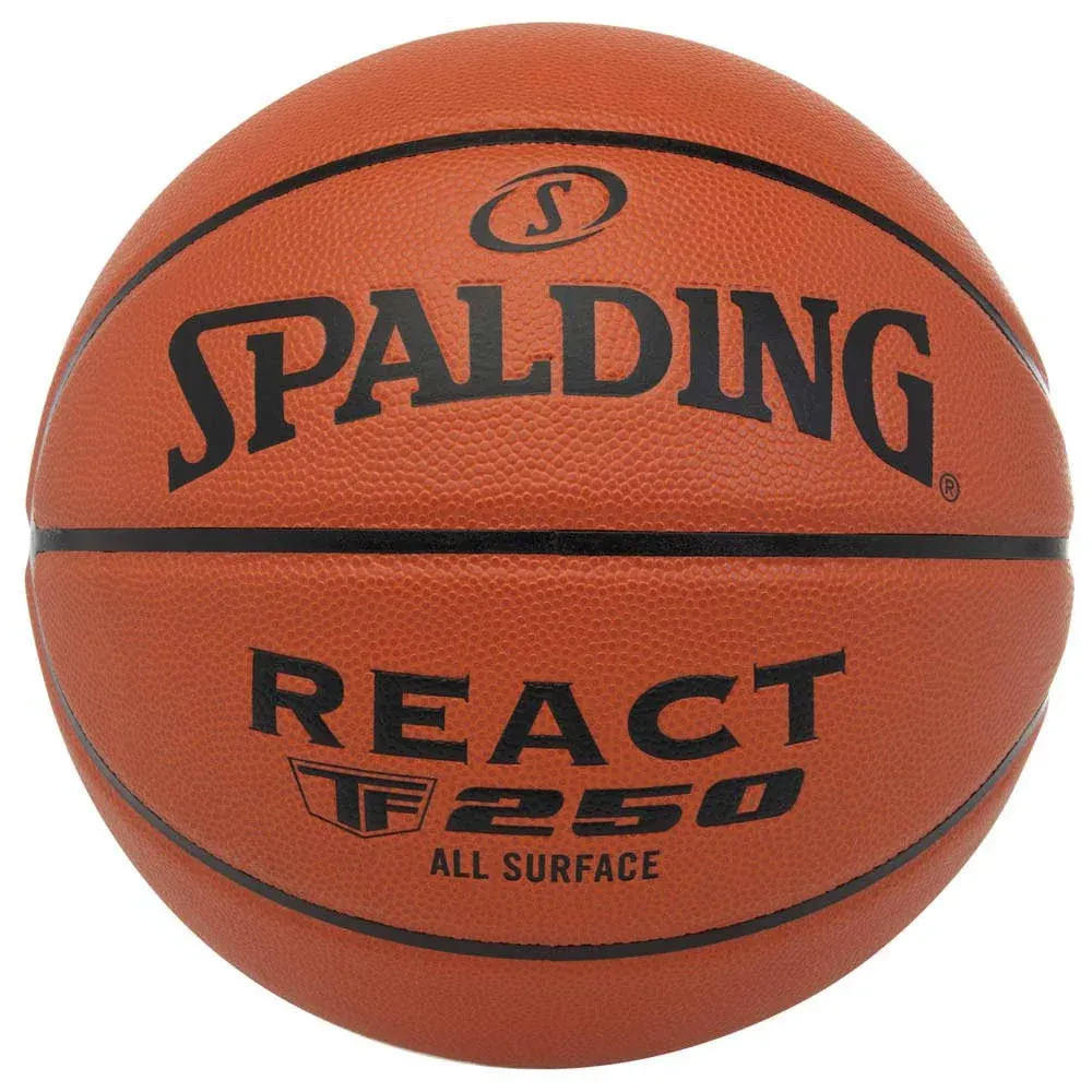 Spalding React TF-250 Indoor-Outdoor Basketball 27.5"