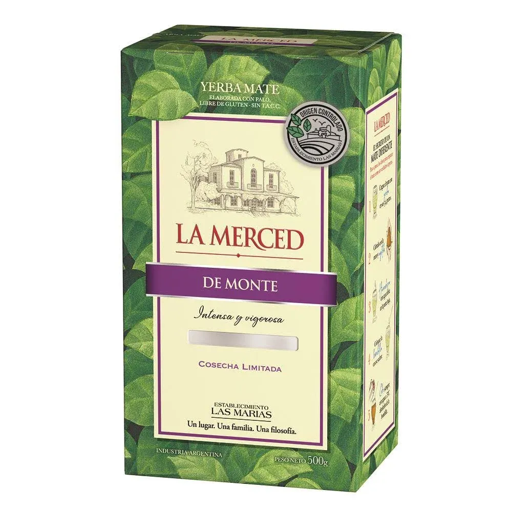 La Merced Yerba Mate Monte (500 G / 1.1 lb)