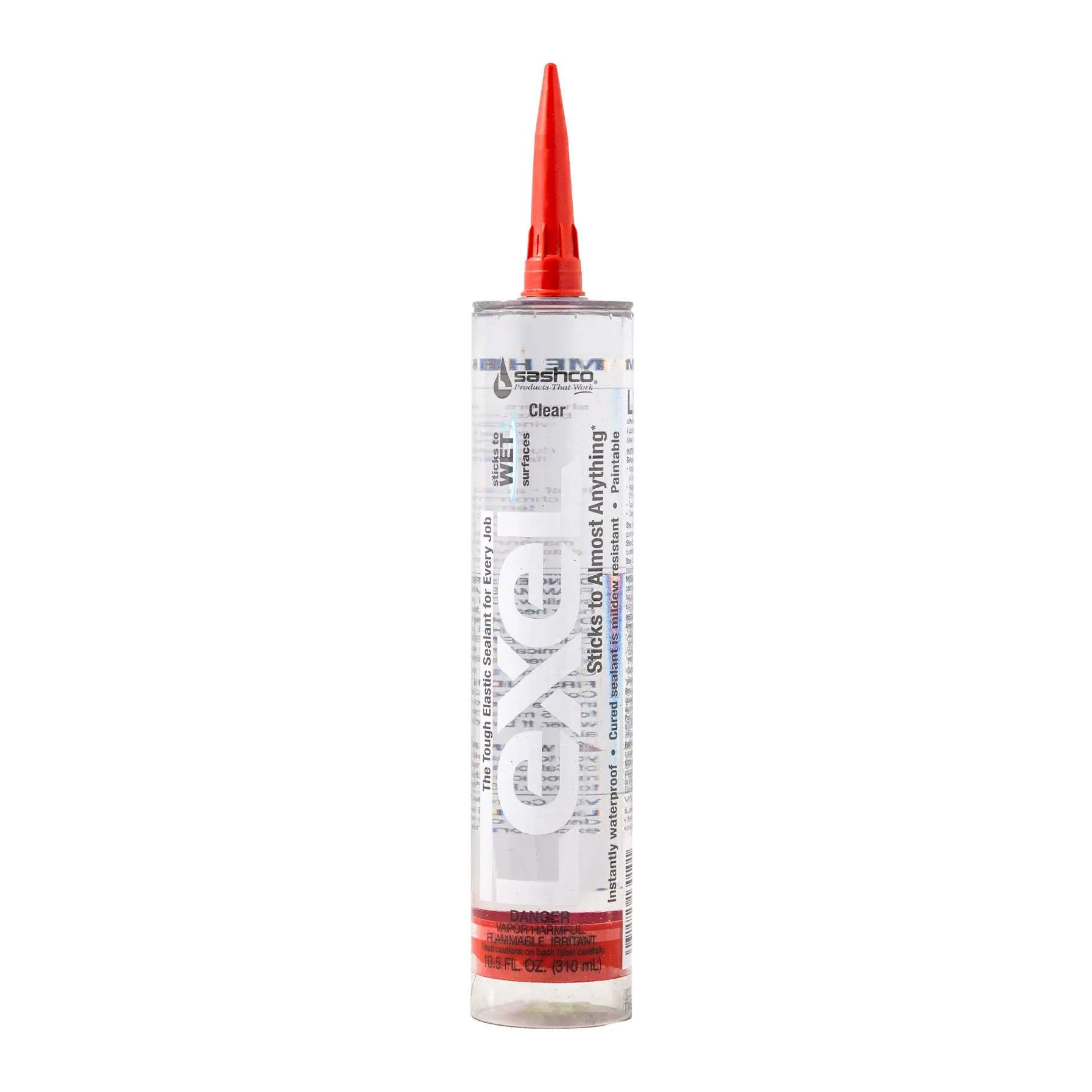 Sashco 13010 Clear Lexel Adhesive Silicon Caulk