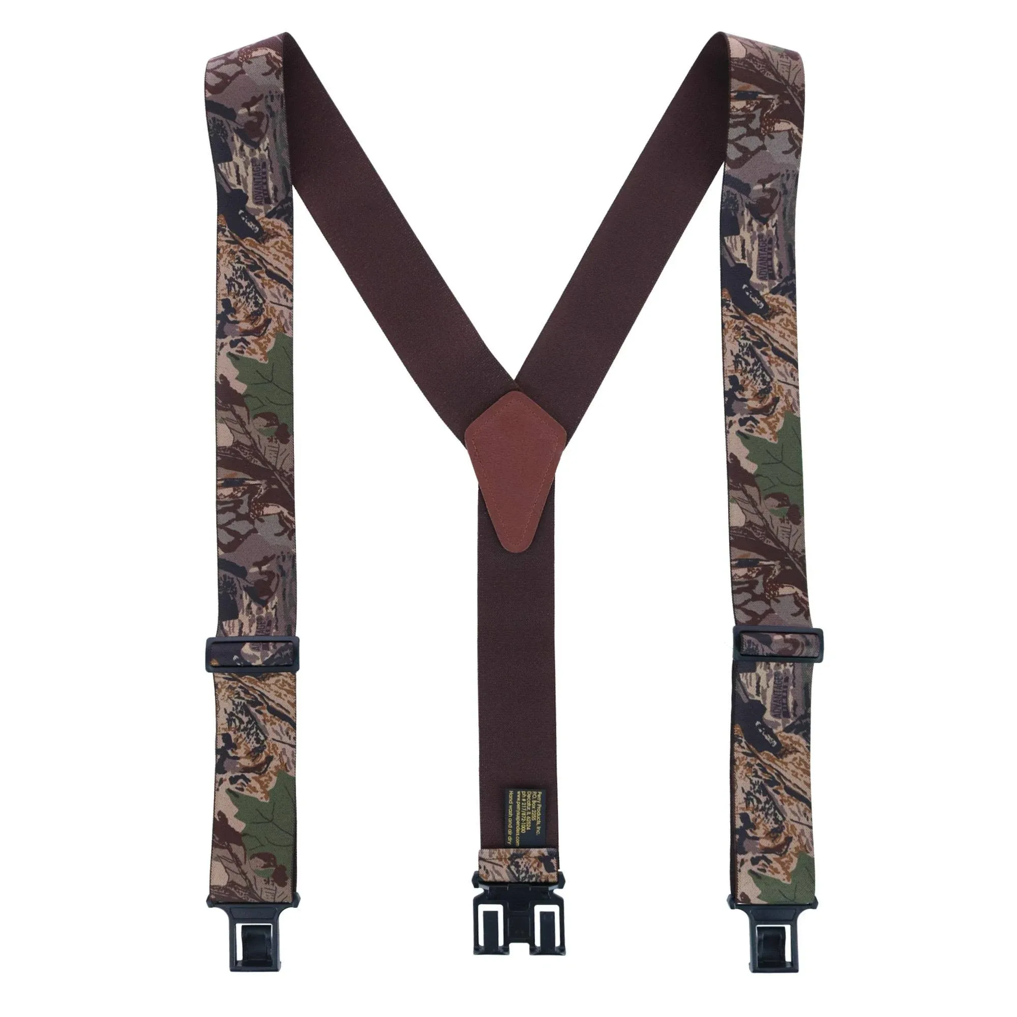 Perry Suspenders Men&#x27;s Elastic Hook End Camouflage Suspenders (Tall Available)