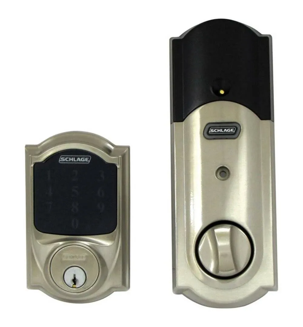 Schlage Connect Camelot Touchscreen Electronic Deadbolt Lock