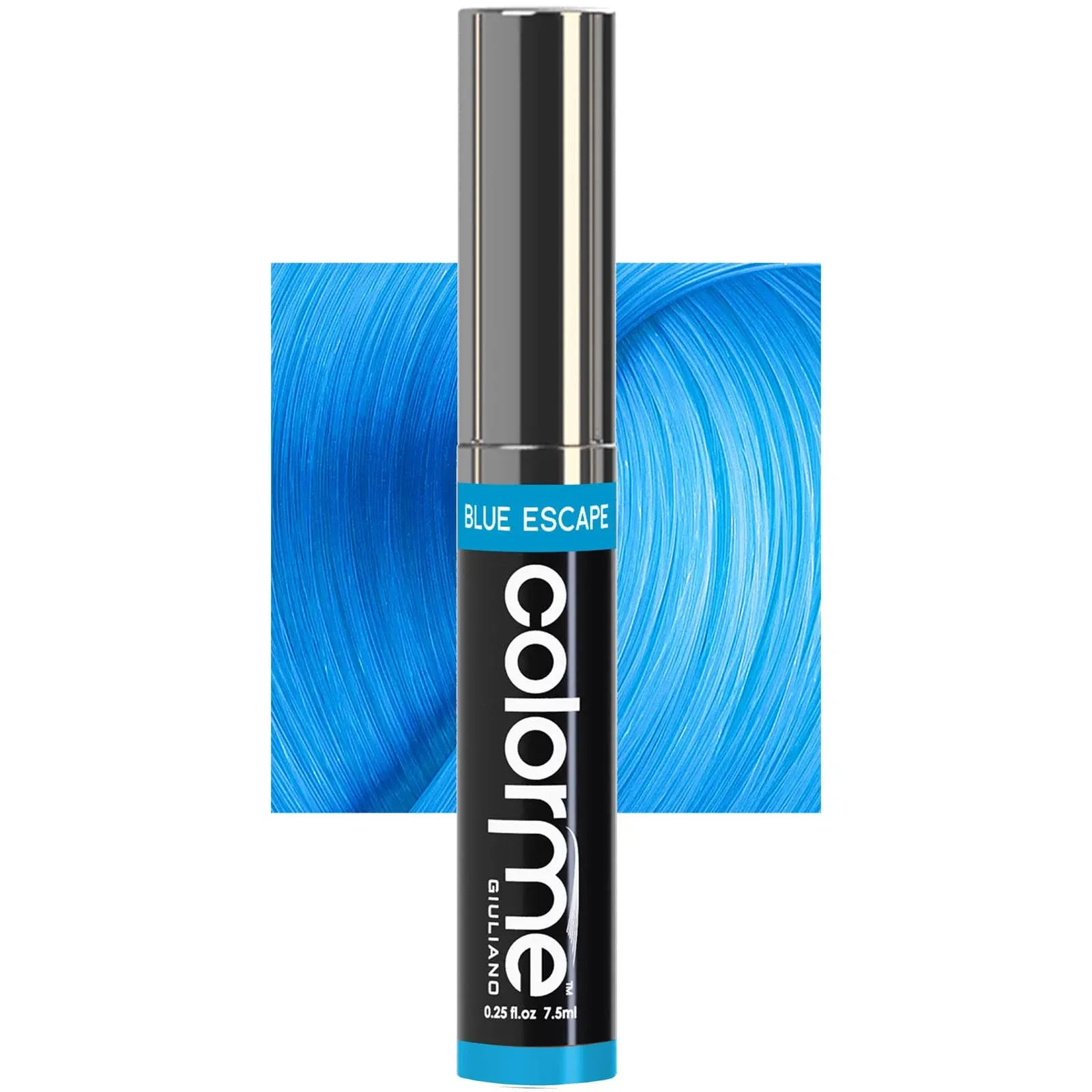 Colorme Hair Mascara Temporary hair chalk alternative for kids and Root Touch Up for Semi Permanent Dye regrowth. Washes Out (BLUE)