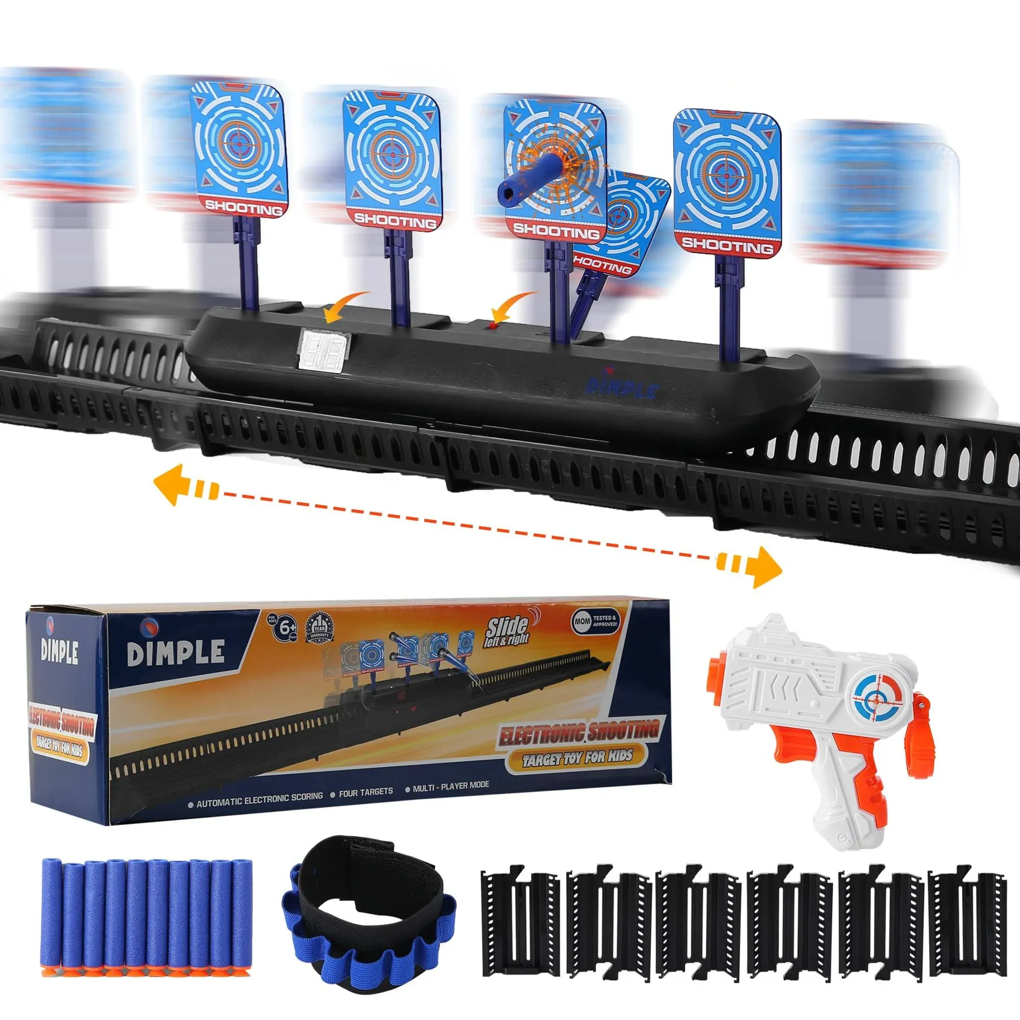 Dimple Electronic Shooting Target for Kids - Moving Digital Practice... 