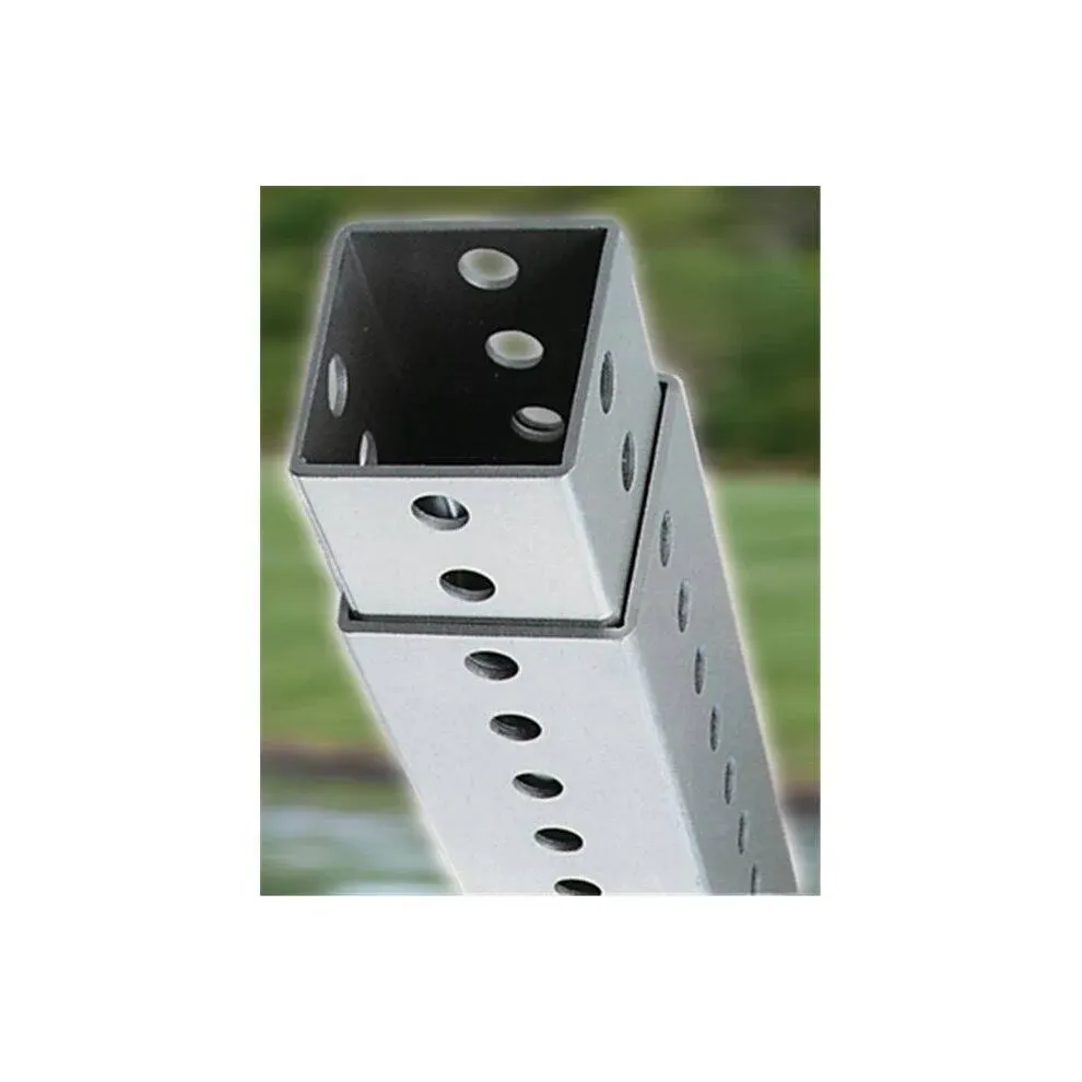 Dogipot 1301-p Steel Telescopic Square Mounting Post - 4-8 ft. Height