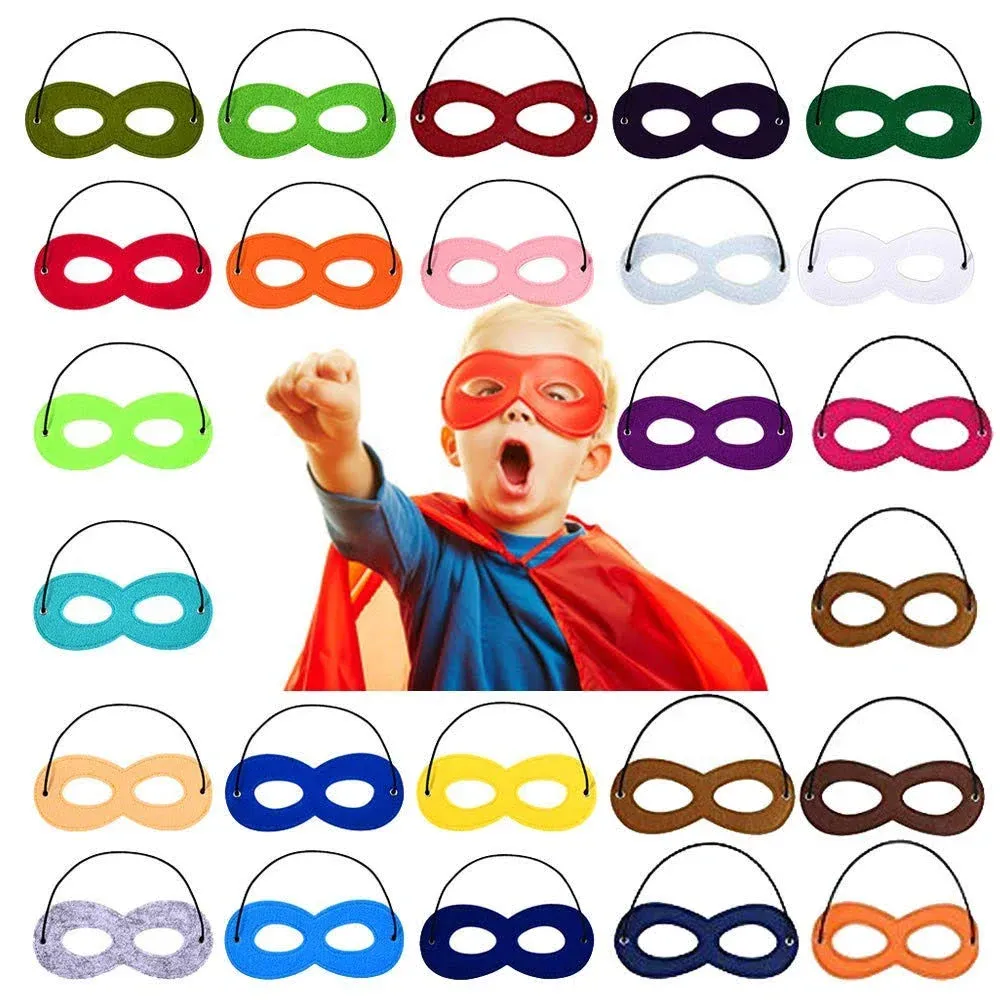 Superhero Masks for Kids Party Cosplay Dress Up Eye for... 