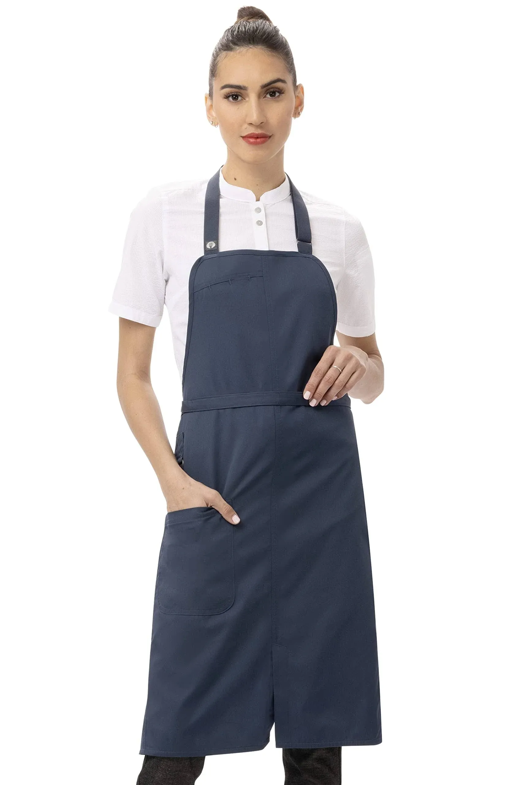 Chef Works Unisex Brio Bib Apron