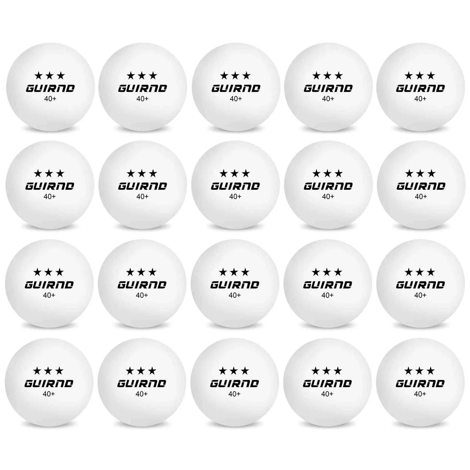 20 Pack Ping Pong Balls 3 Star Table Tennis Balls 40+ Pong Ball Competition an