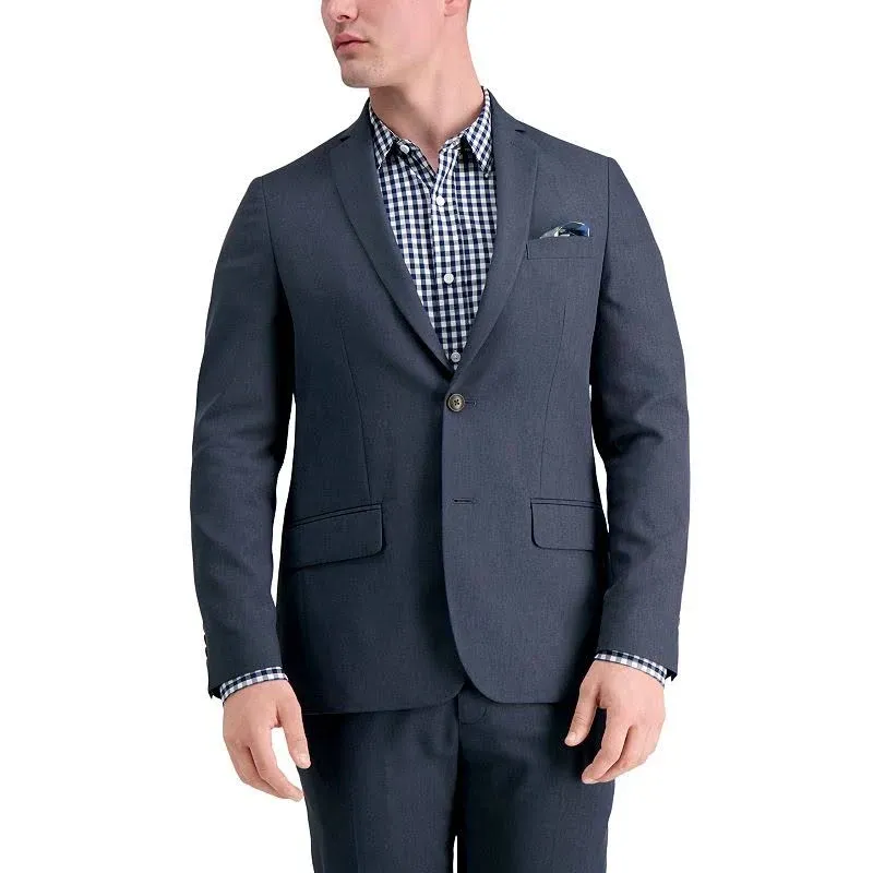 Haggar Men's Smart Wash with Repreve Slim Fit Suit Jacket, 40 L