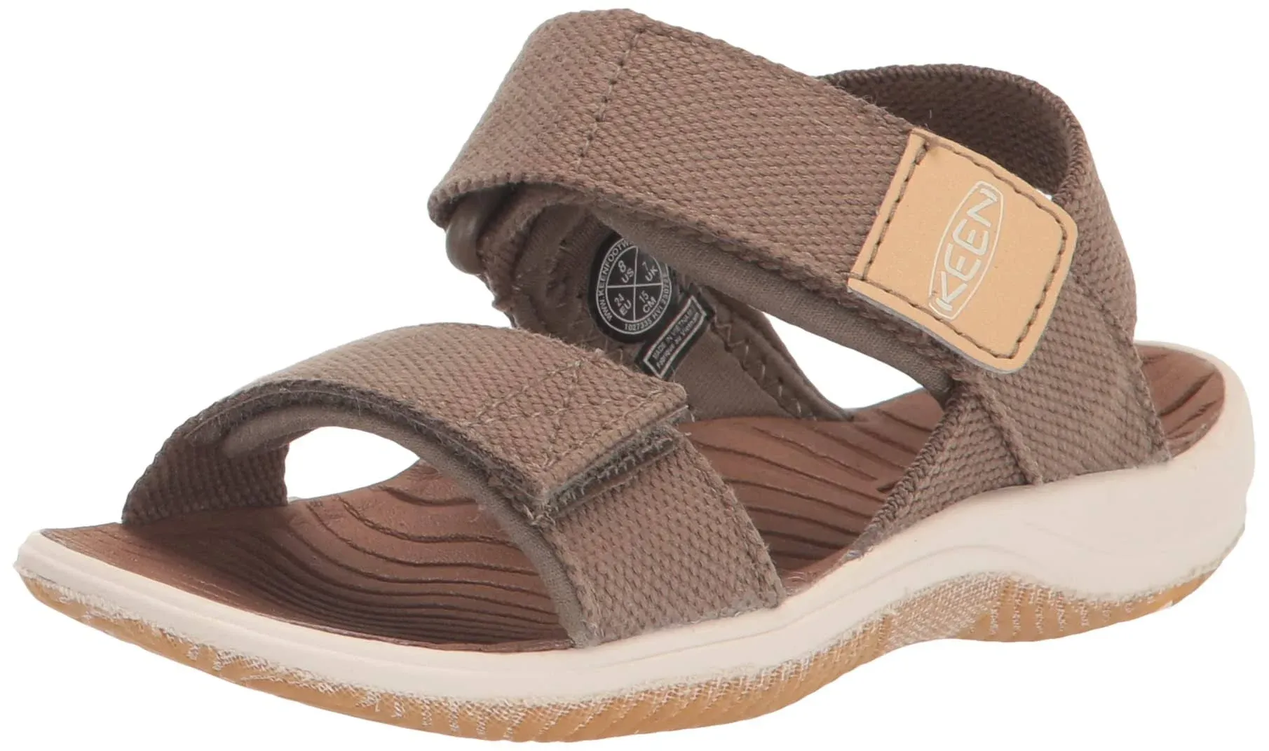 Keen Elle Backstrap Sandals Khaki 6 Kids