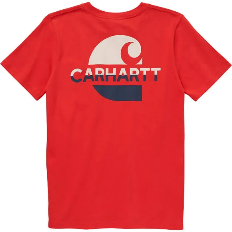 Carhartt Boys' Big Short-Sleeve Gradient C T-Shirt