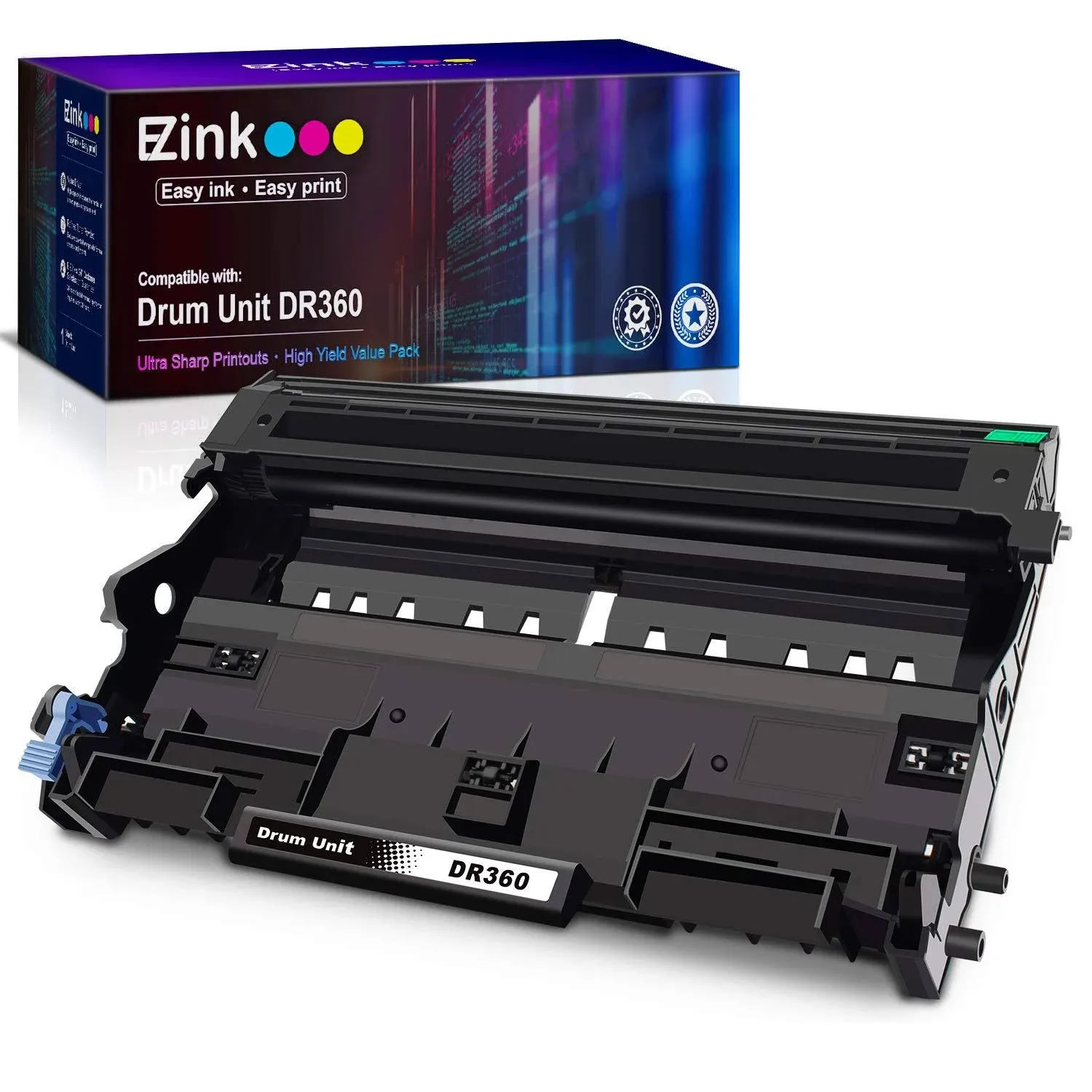 E-Z Ink Compatible Drum Unit Replacement for Brother DR360 Dr 360 to Use with DCP ...