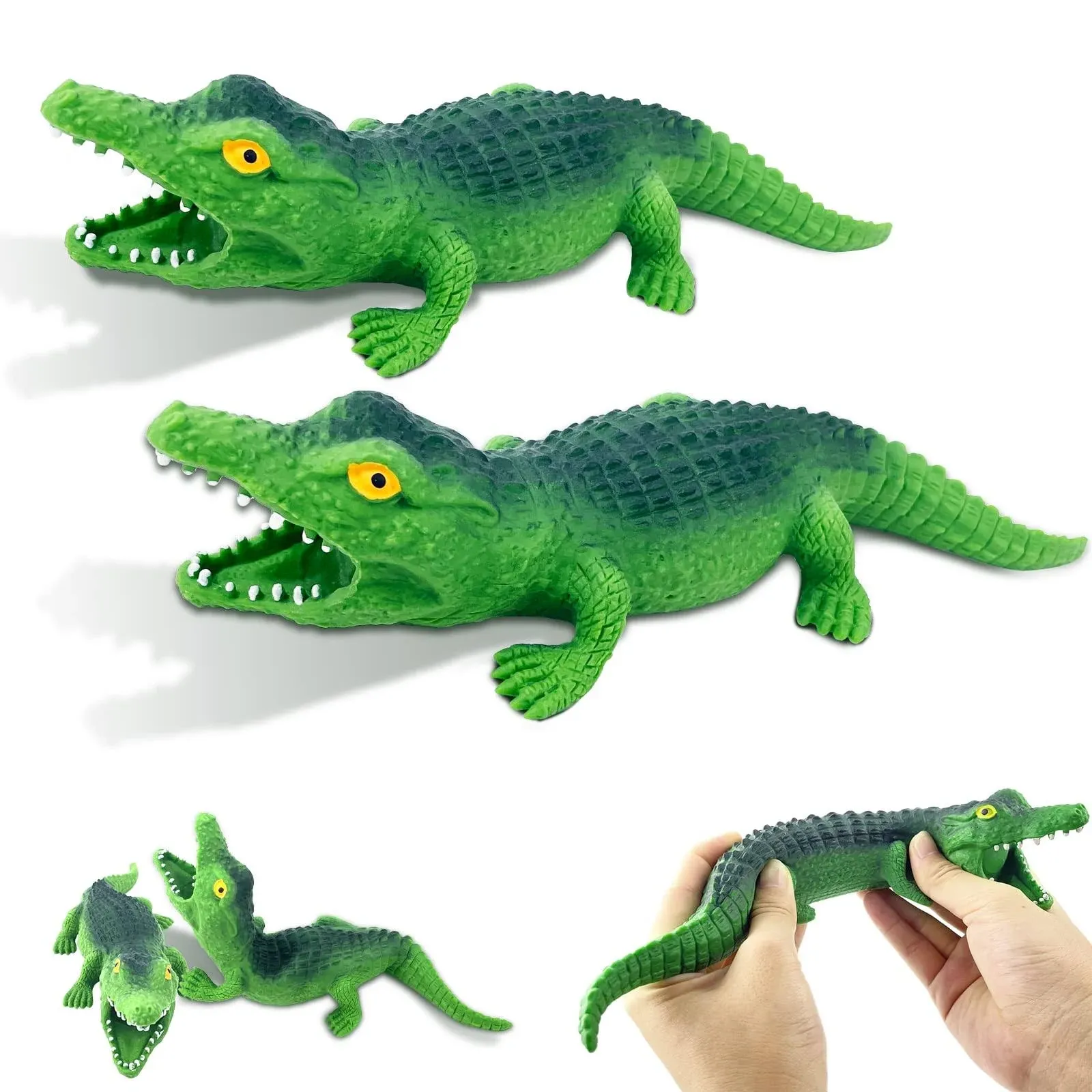 Stretchy Animal Sensory Stress Relief Toys Crocodile Squishy Stress Toys ...