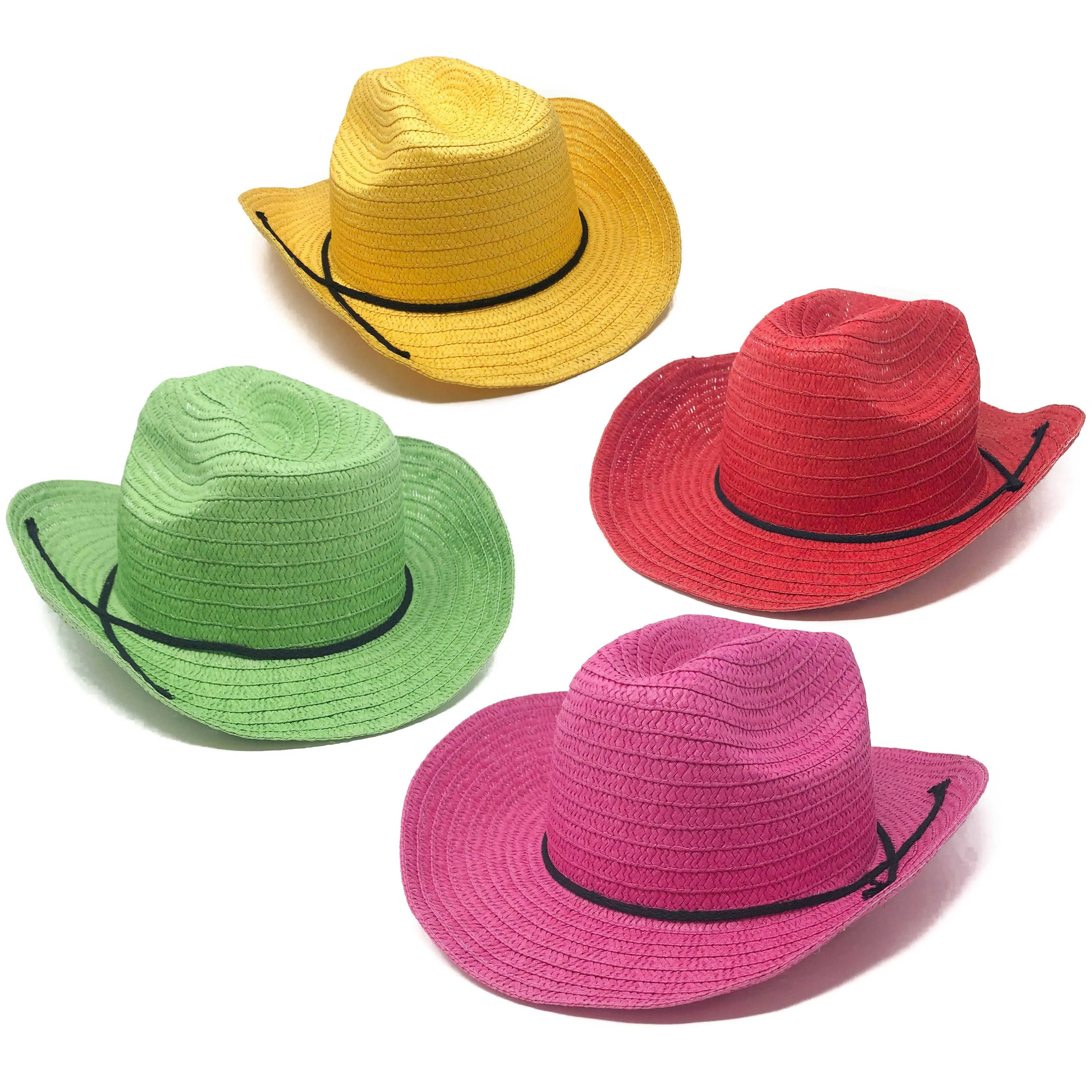 Podzly 12 Piece Straw Cowboy Hats