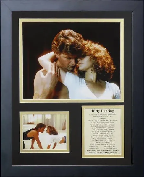 Legends Never Die Dirty Dancing Framed Photo Collage 11 x 14-inch