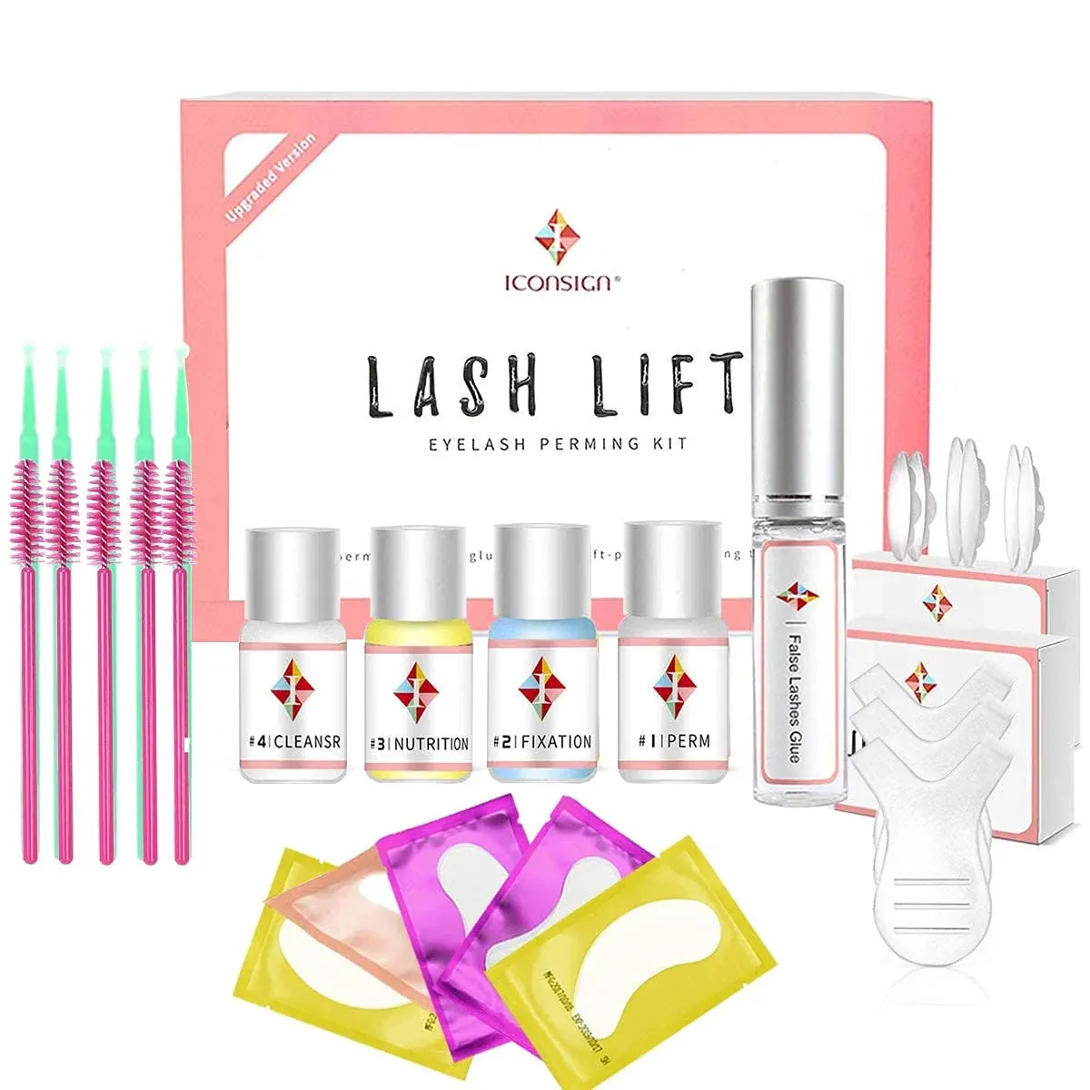 Lash Lift Kit Eyelash Perm Kit Missicee Professional Lash Curling Semi-Permanent ...