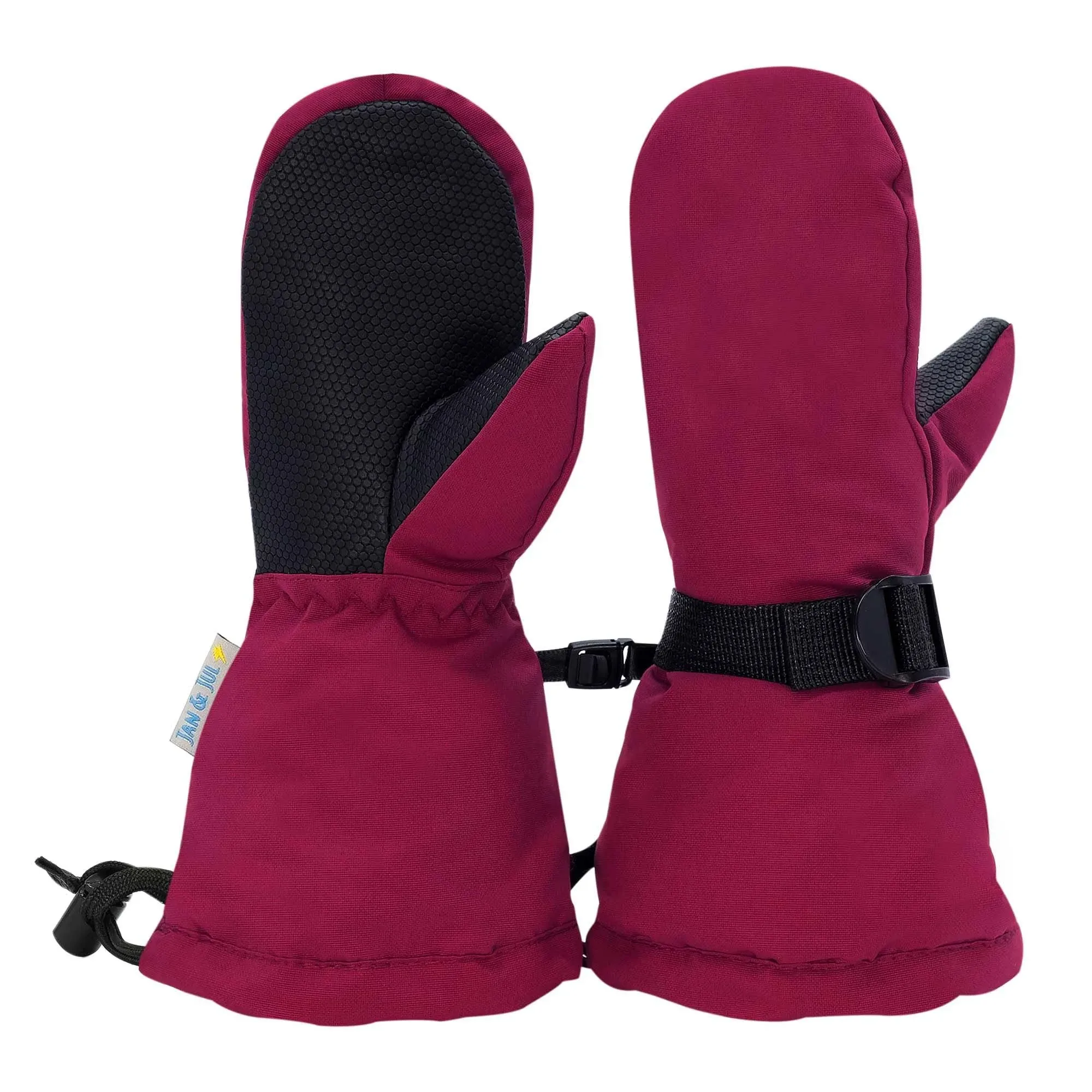 Jan & Jul Mittens for Baby Toddler Kids, Waterproof Insulated Winter Gloves for Girls