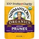 Newman's Own Organics California Prunes, 12-Ounce Pouches (Pack of 6)